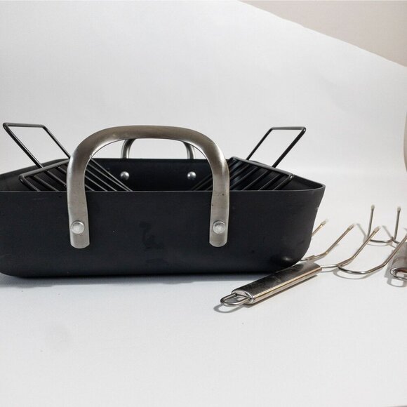 Calphalon Contemporary Hard Anodized Nonstick 16-Inch Roasting Pan - Picture 5 of 13